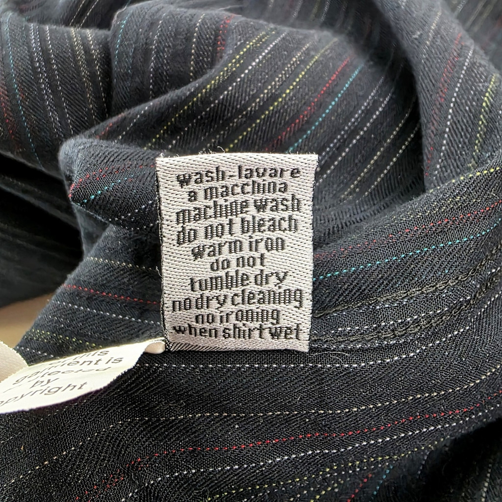 Modern Statement Visconti Dress Shirt Men’s XL Multicolor Stripe Date Night - Picture 9 of 13